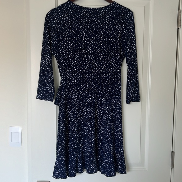 This is a Petite Principle faux wrap dress - Picture 5 of 5